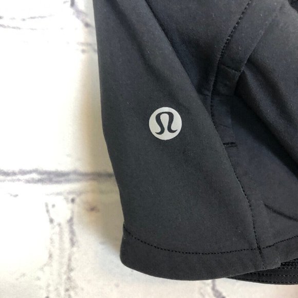 Lululemon Run Times Short II *4" Size 4 Black - Picture 3 of 5